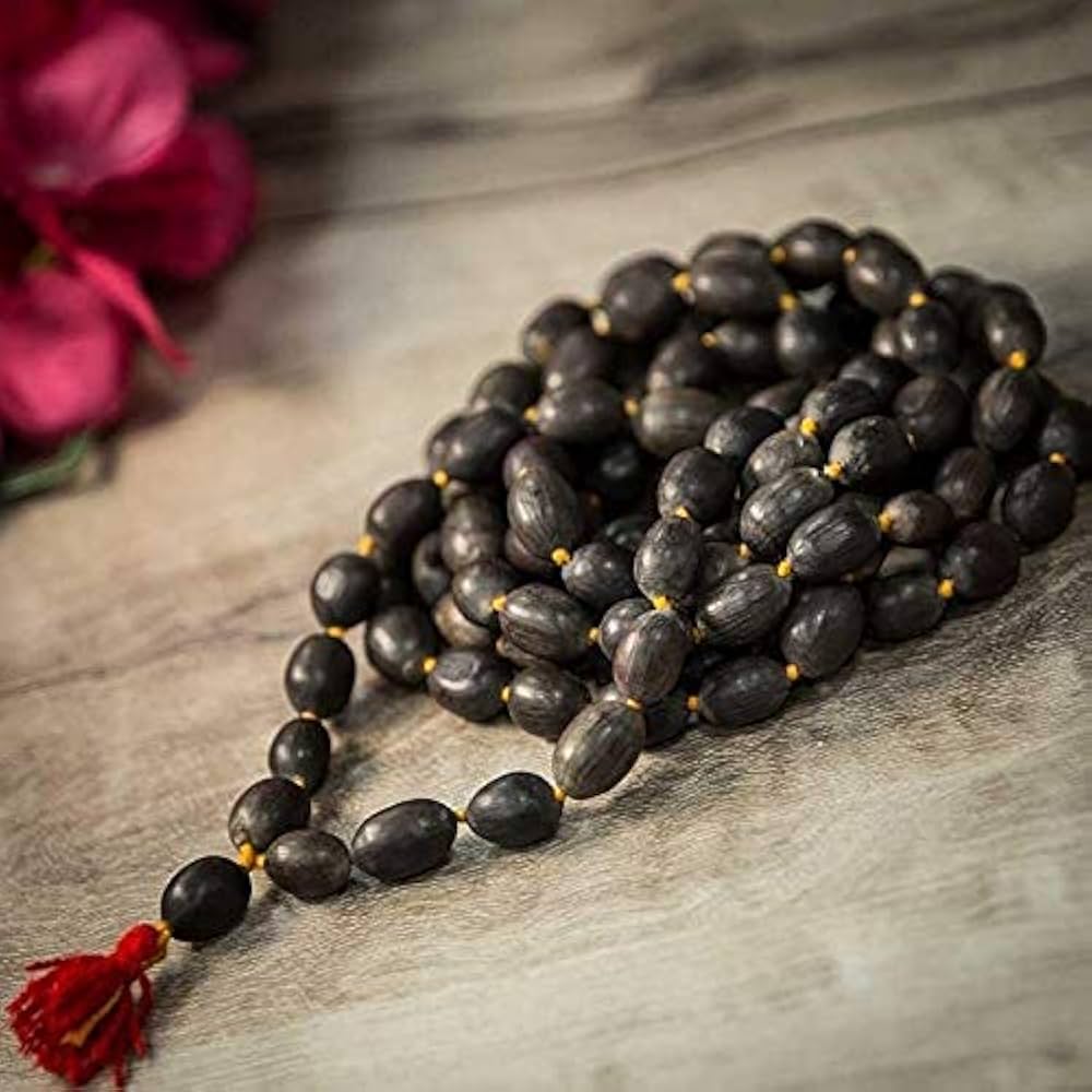 Siddh Natural Kamal Gatta Mala | 108 Lotus Seed Beads for Lakshmi Worship & Prosperity